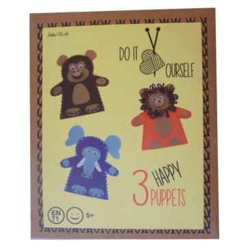 Kit infantil Marionetas de mano de fieltro