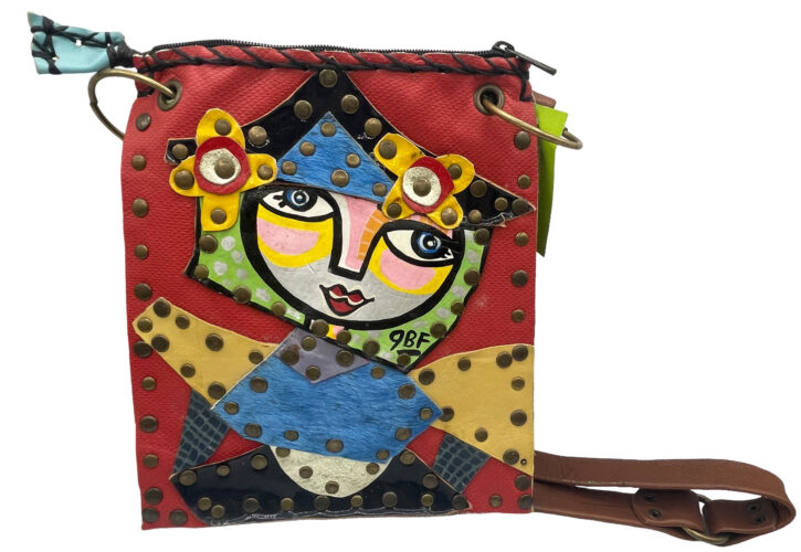 Bolso de cuero pintado Frigia