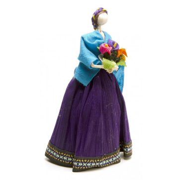 Muñeca de maíz Morada