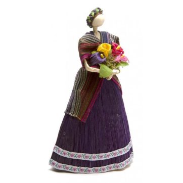Muñeca de maíz Morada