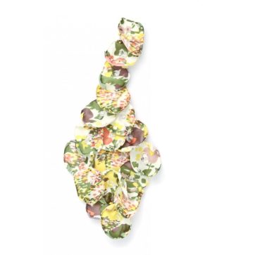 Broche ramillete amarillo