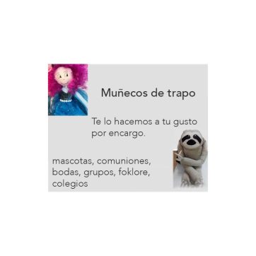 Muñeco Trapo Hecho de Encargo