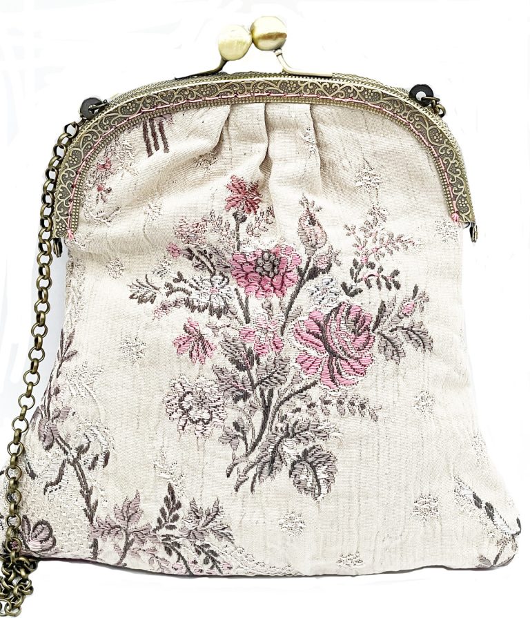 Bolso Vintage de seda con Boquilla