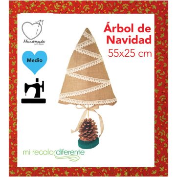 KIt árbol navidad arpillera