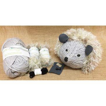 DIY Kit Amigurumi Erizo Gris