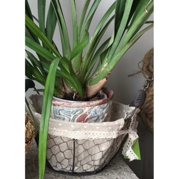 Cesto De Forja Cuadrado