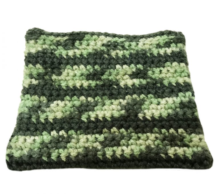Bolso de Lana a Ganchillo Verde