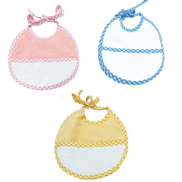 Baberos para bordar a punto de cruz