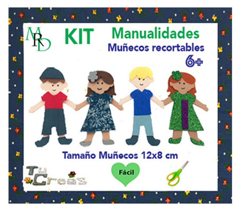 Kit Manualidades Infantiles Diseño de Moda