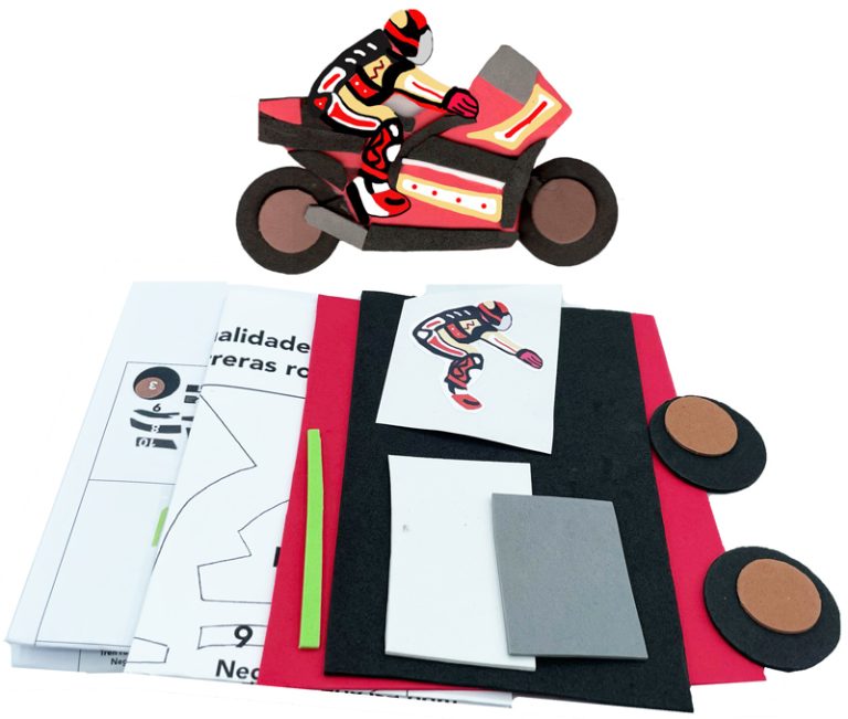 Kit Moto de Carreras - Rojo