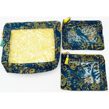 Conjunto Bolsas Transparentes Flores