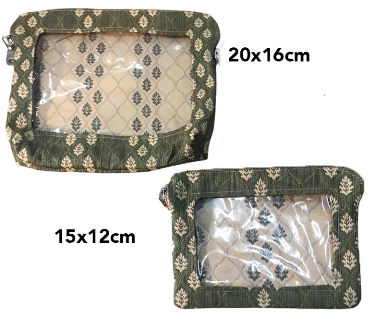 Conjunto Bolsas Transparentes Verdes