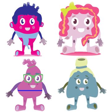 Muñecos Educativos del Cuerpo Humano