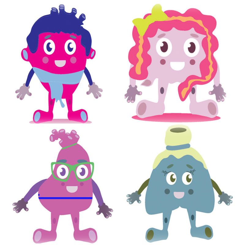 Muñecos Educativos del Cuerpo Humano